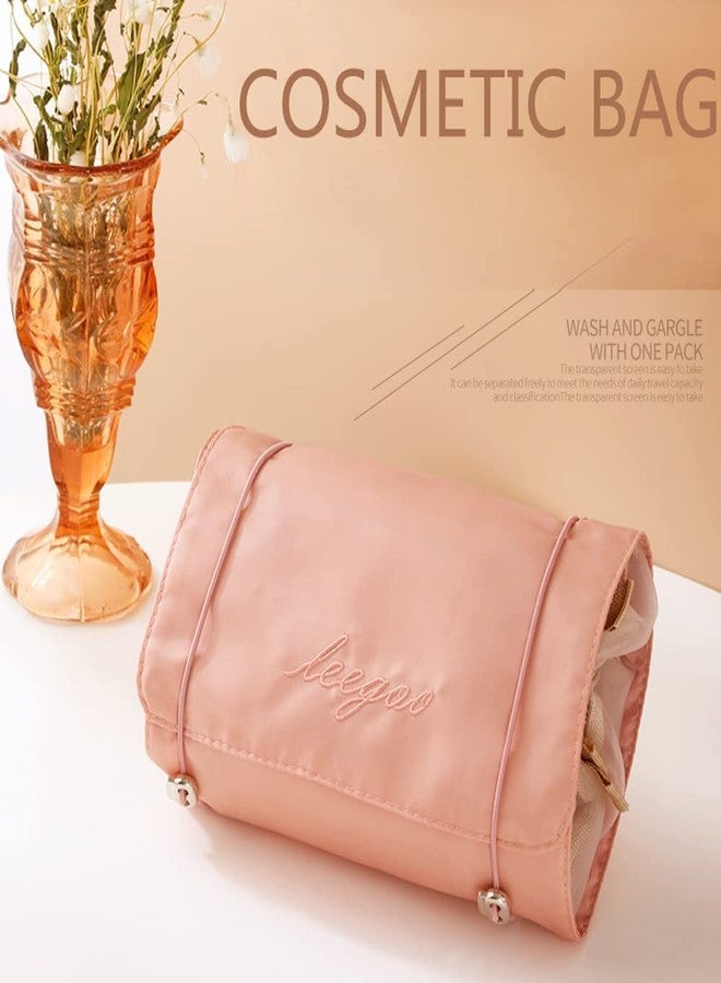 سيميكسيسن حقيبة أدوات تجميل احترافية من سيمكسن، حقيبة سفر لتنظيم أدوات التجميل، حقيبة مقاومة للماء، حقيبة تخزين محمولة مع فواصل قابلة للتعديل، حقيبة ملحقات وأدوات وفرش (أسود) - Image 5