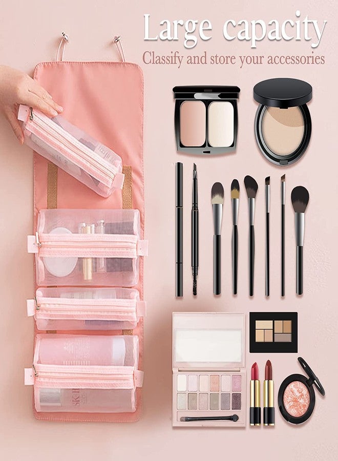 سيميكسيسن حقيبة أدوات تجميل احترافية من سيمكسن، حقيبة سفر لتنظيم أدوات التجميل، حقيبة مقاومة للماء، حقيبة تخزين محمولة مع فواصل قابلة للتعديل، حقيبة ملحقات وأدوات وفرش (أسود) - Image 2