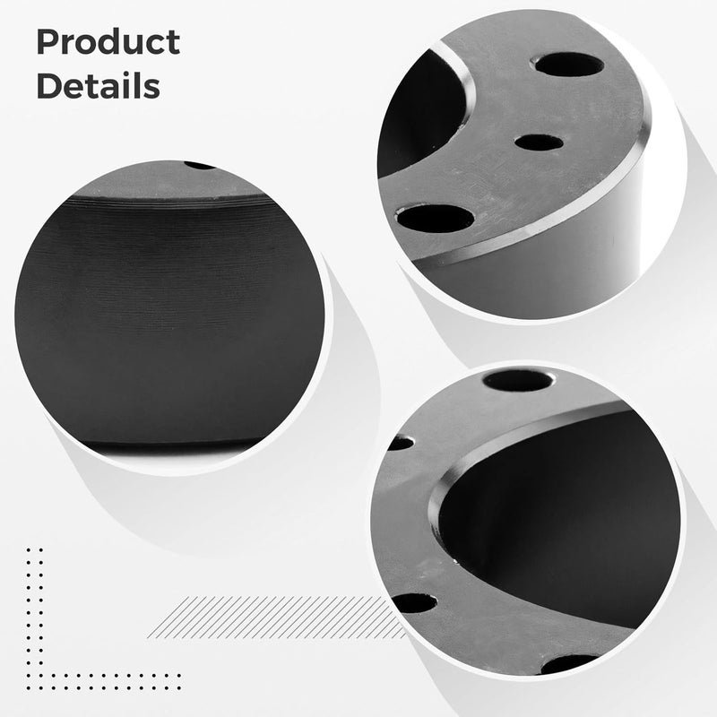 Short Hub Adapter for G37 Steering Wheel, Aluminum Alloy, 3.5 X 3.5 X 1 Inches with Pre-Drilled Holes - Image 2