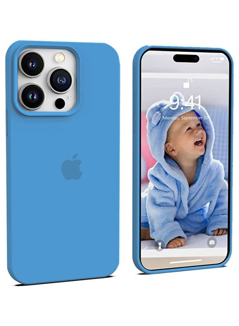 IAF iPhone 15 Pro Max Mobile Case Cover with Soft Liquid Silicone Protection Anti-Scratch Shockproof Accessories Slim Protective Back Cover with Comfortable Hold Touch Feeling and Anti-fingerprint - Image 1