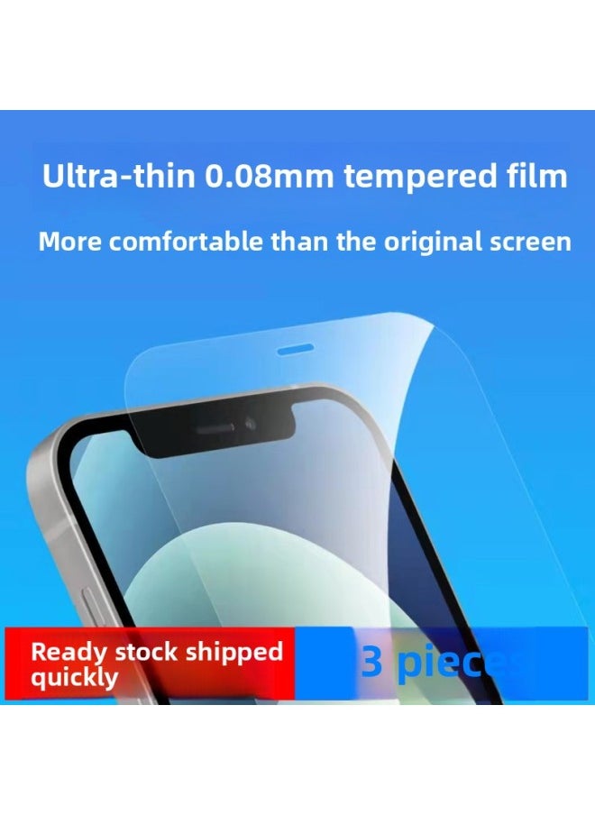 Generic - For Iphone13 Ultra Thin 0.08mm Tempered Film For 15 For Iphone 11 Full Screen 12pro Full Coverage Plus-Colour:Ultra-thin 0.08mm Tempered Film❤1 Piece Of Blu-ray Version, Bare Metal Feels Really Thin-Size:For Iphone 11 Pro Max - Image 1