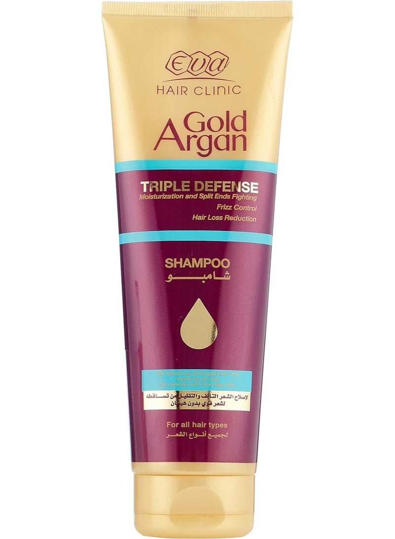 إيفا شامبو جولد أرجان تريبل ديفينس 230 مل