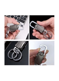 OUYoo OUYoo 2piece pack，key chain,keychain clip,Universal Key Fob Keychain Holder for Men and Women,360 Degree Rotatable,Bottle Opener,Carabiner Car Key Chains,Additional United Arab Emirates Flag Keychain.  - Image 5