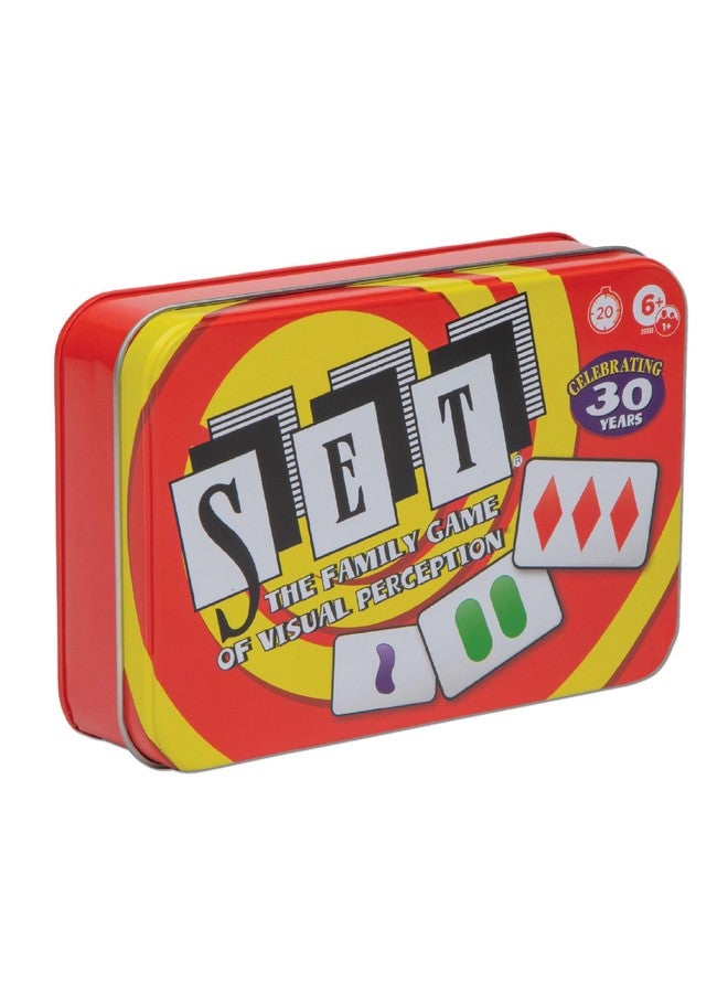 PlayMonster SET Card Games for Kids - Collectors Tin, Matching Game, Learning Games, Fun Family Games, Game Night, Travel Games, Memory Game, Learning Game, Multi-Player Card Game of Visual Perception, Ages 6+ - Image 1