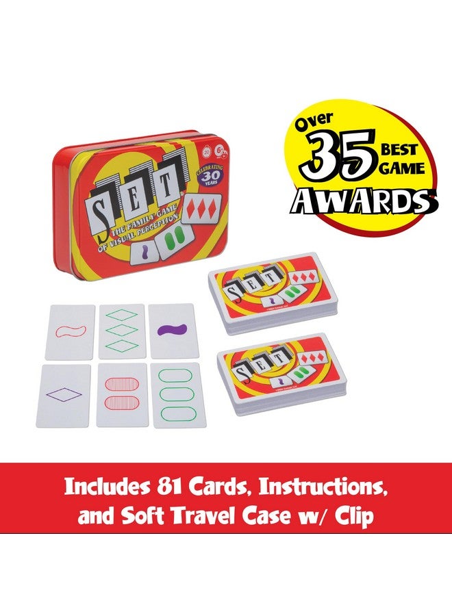 PlayMonster SET Card Games for Kids - Collectors Tin, Matching Game, Learning Games, Fun Family Games, Game Night, Travel Games, Memory Game, Learning Game, Multi-Player Card Game of Visual Perception, Ages 6+ - Image 2