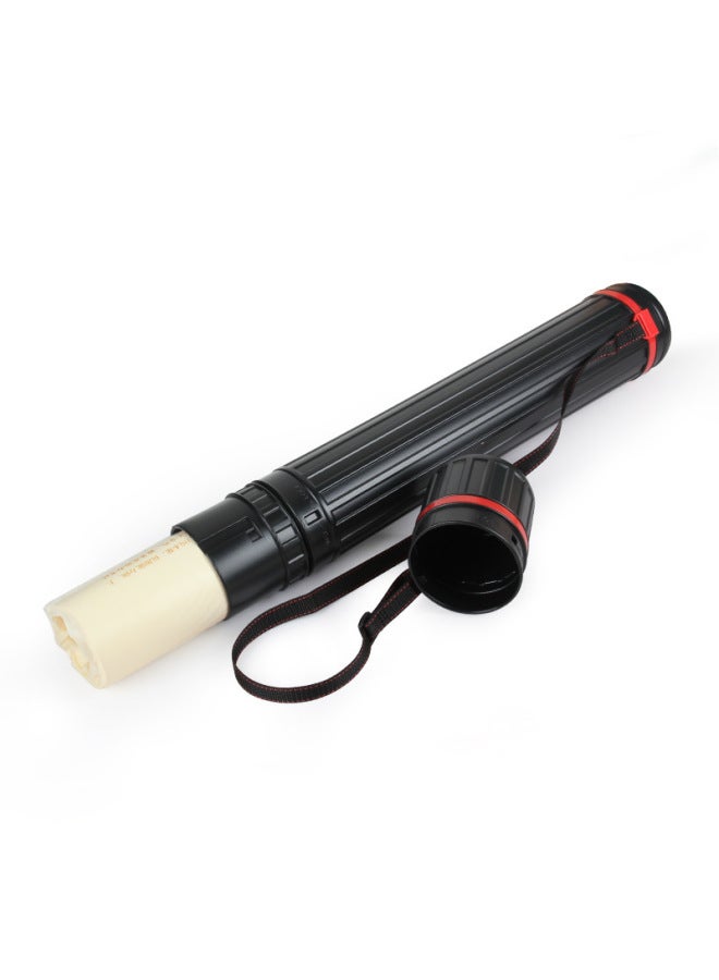 BRANDT Art Plastic Retractable Picture Cartridge Drawing Works Collection Storage Cartridge Retractable Straight Black Cartridge Display Rack Storage Barrel - Image 3
