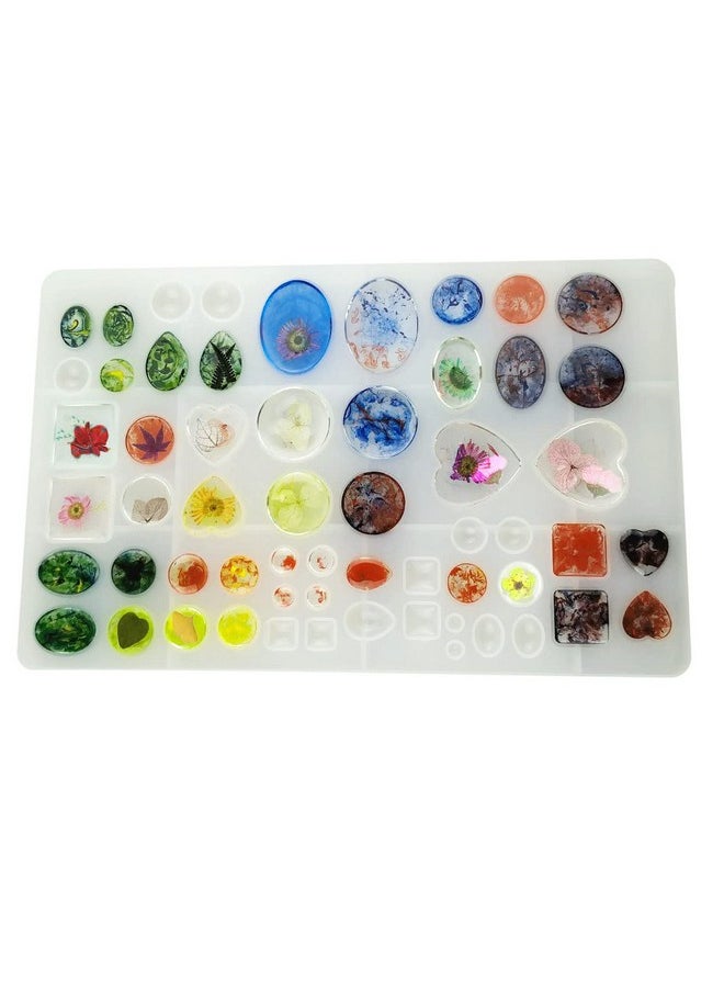 Tenalleys Silicone Resin Jewelry Casting Mold, Resin Jewelry Molds, for DIY Artcraft Project, Crafting, Gift Pendant, Pendant Earrings Making, Large  - Image 5