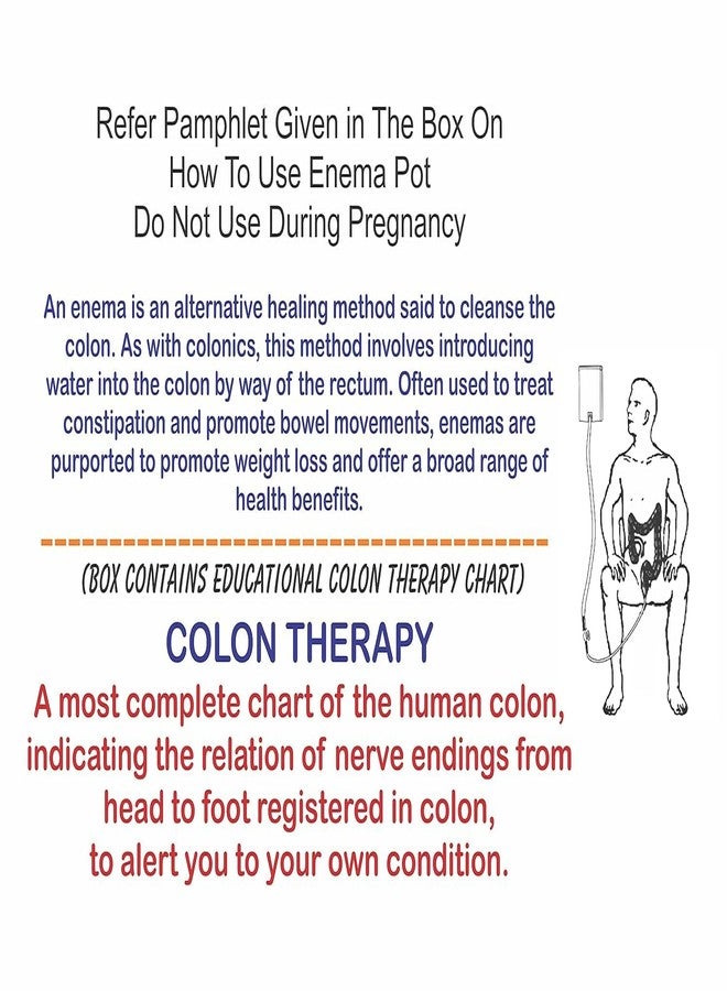 SSK Enema Kit for Home Use | PVC Colon Tip and User Manual | Reusable & Washable for Adults, Men and Women - 1500 ML - Image 5
