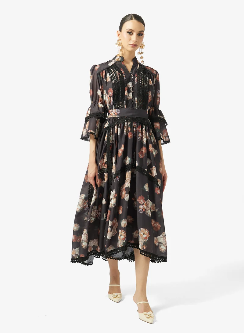 Khizana  Floral Print Dress for Women | Best Price UAE