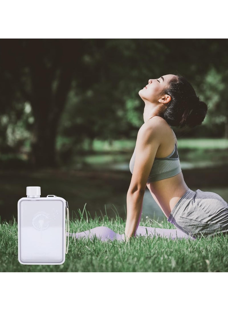 WISHWIND Slim Fit Portable Hydration Bottle- Sleek, Stylish, Portable Transparent Design, BPA Free plastic, Leak Proof Water Bottle for Sports, Camping, Gym, Fitness, Outdoor (380ml) - Image 5
