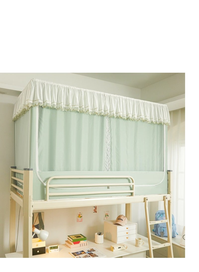 Y&D Bed Canopy Tents Curtain Blackout Curtain Single Bed Tent Curtain Student Shading Cloth Bed Canopy Mosquito Net Student Sleep Privacy Protection  - Image 3