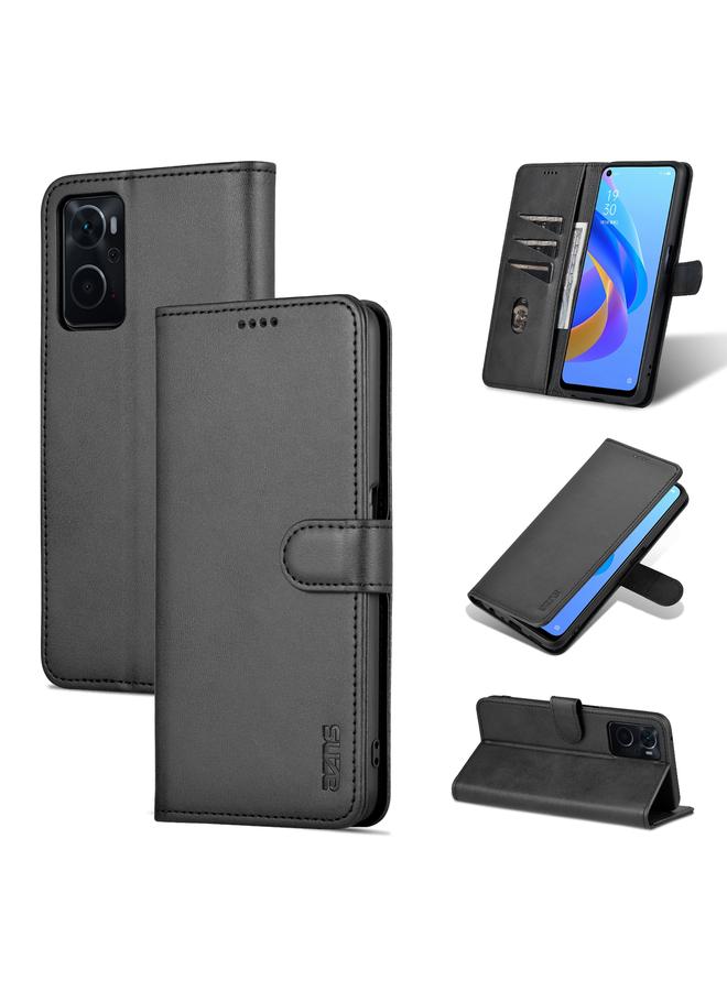 The Bros Case For OPPO K10 4G / A96 4G / Realme 9i Skin Feel Calf Texture Flip Leather Phone Case