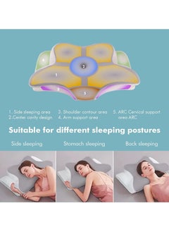 Hihonor Cervical Pillow for Neck Pain Relief-Neck Pillows for Pain Relief Sleeping-Ergonomic Pillow-Neck Support Pillows for Sleeping-Cervical Pillow with Memory Foam-Supportive Neck Pillow  - Image 3