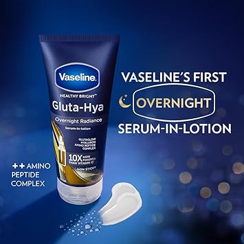 Vaseline Vaseline GlutaHya Overnight Radiance Lotion Face Body 200ml by Sell n Ship - Image 3