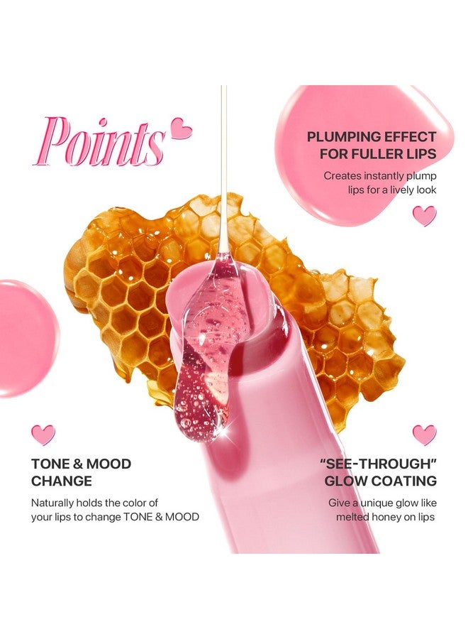 Nature Republic HONEY MELTING LIP PLUMPING (11 PINK) SOFT LIP STICK Tint & Plump Hydrating Gloss, Moisturizing balms, Volumizing formula & Sheer tint, Glowy Finish, korean make up