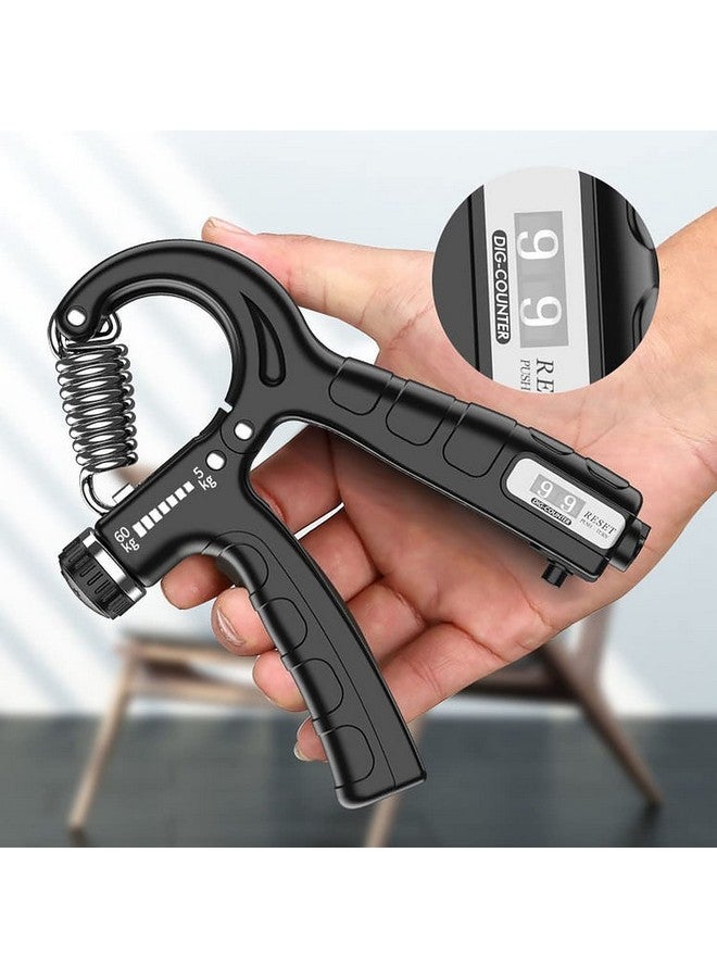 wolpin Adjustable Hand Grip Strengthener With Counter Power Hand Gripper For Men & Women, Gym Workout Forearm Strengthener Exercise Equipment To Use Finger Strength Trainer  - Image 2