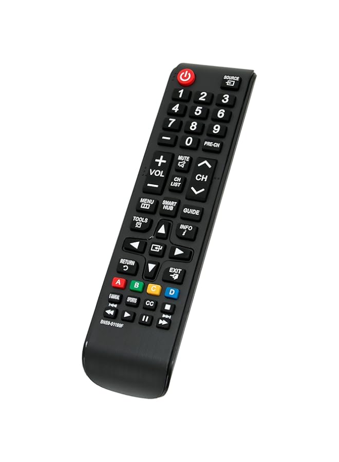 BURAQ New BN59 01199F Replaced TV Remote Control fit for Samsung LED HDTV 7500 9500 6200 6520 series UN32J5205 UN40JU6700 UN48JU6700 UN55JU6700 UN65JU6700 BN5901199F - Image 2