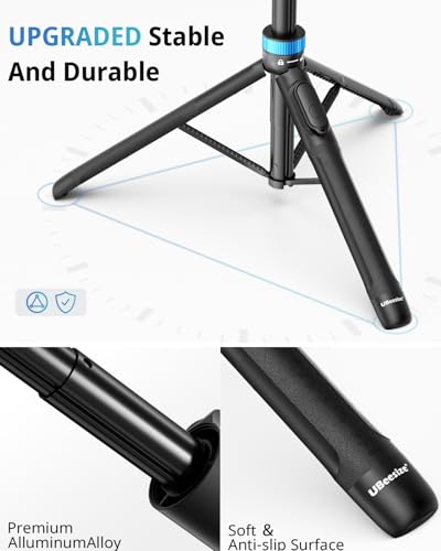 UBeesize 72 Phone Tripod Tripod for iPhone Selfie Stick with Phone Holder Remote Upgraded Stable Portable Stand for iPhone 17161514 Android Cameras Action Cams - Image 3