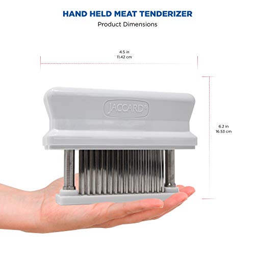 Jaccard 200348, 48 Blade Durable Meat Tenderizer with Stainless Steel Razor Sharp Needle, Cooking Gadget for Tenderizing Chicken, Beef, Pork, Veal, BBQ, White - Image 2