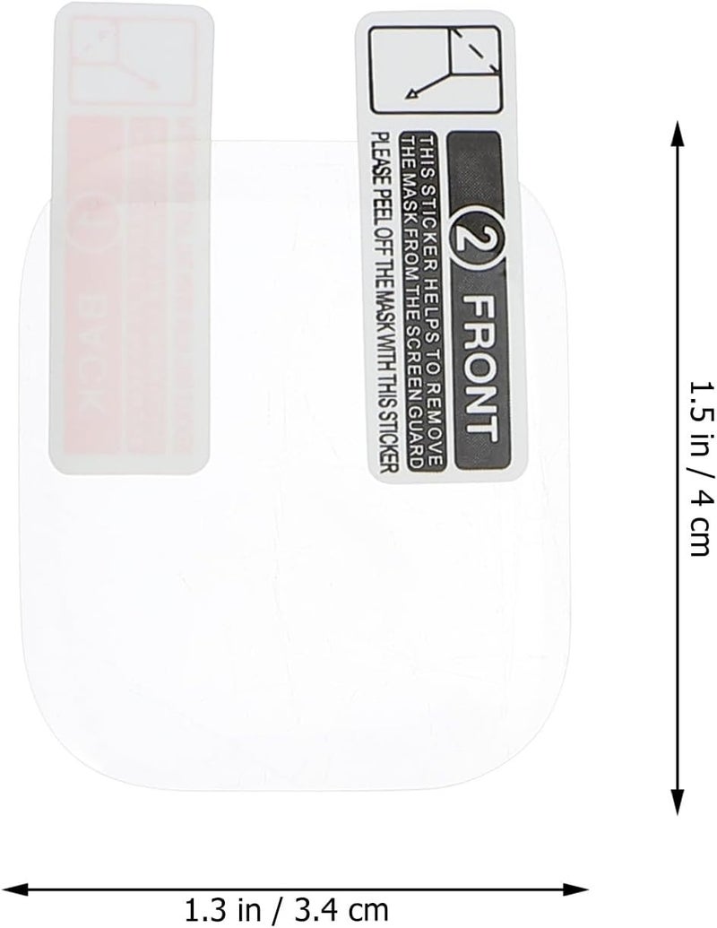 4 Pcs 45mm Anti-scratch Watch Screen Film Protector for Smartwatch Series 7, Pet Material Smartwatch Screen Protectors Compatible with 7th Generation - Image 2
