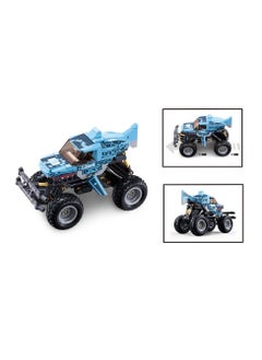 Sluban Sluban - Power Bricks Wind-up Off-Road Blue Shark 273 Pieces - M38-B1163  - Image 3