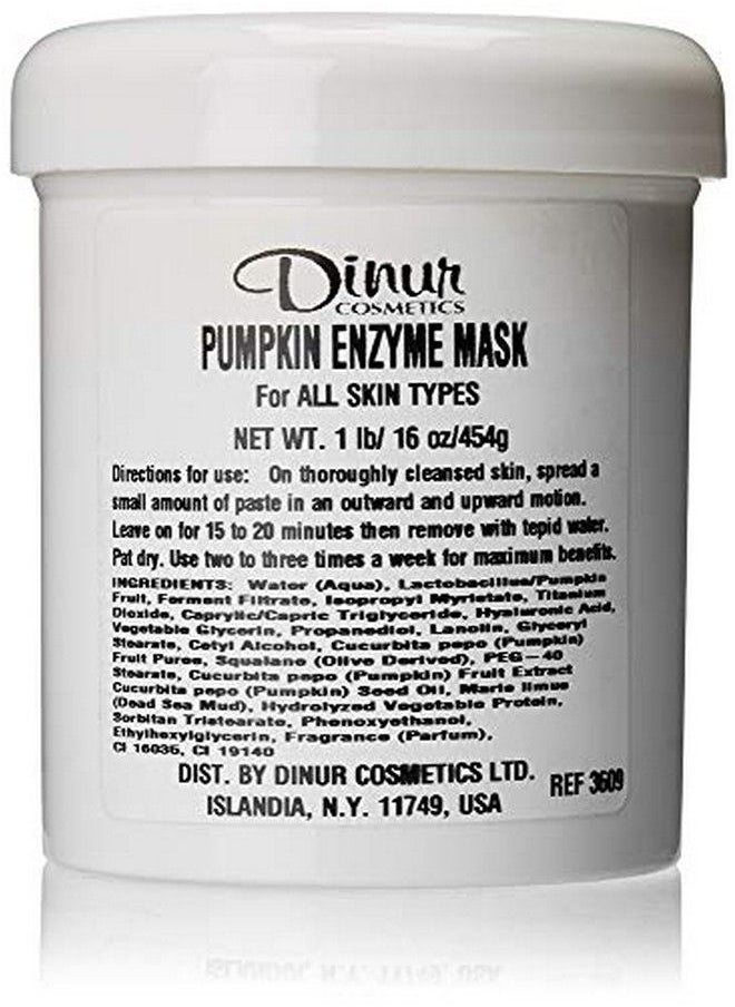 Dinur Cosmetics Pumpkin Enzyme Mask 16 Oz. 454 Grams  - Image 1