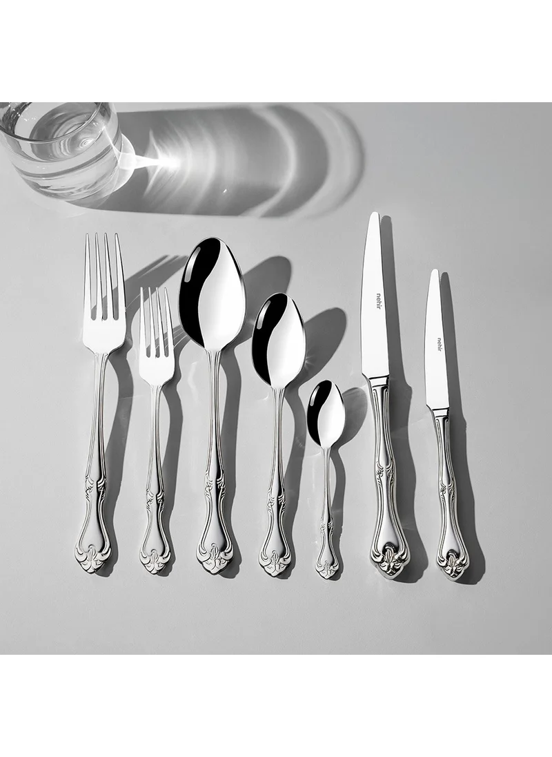 نهر Lalezar Satin 12 Person 89 Piece Boxed Cutlery Set