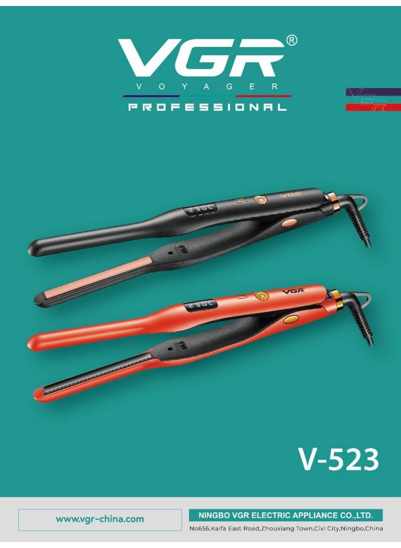 VGR‑523 Professional Hair Straightener – Ceramic Flat Iron with Adjustable 120°C‑230°C Temperature
