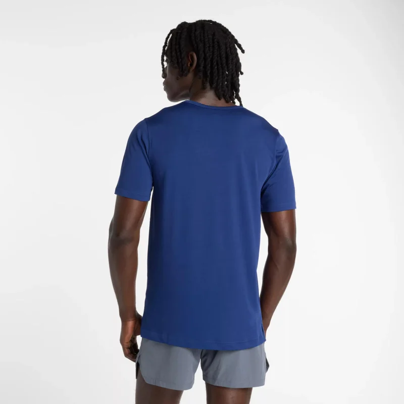 New Balance Blue Oyster Sport Essentials Utility T-Shirt for Men | Best Price UAE