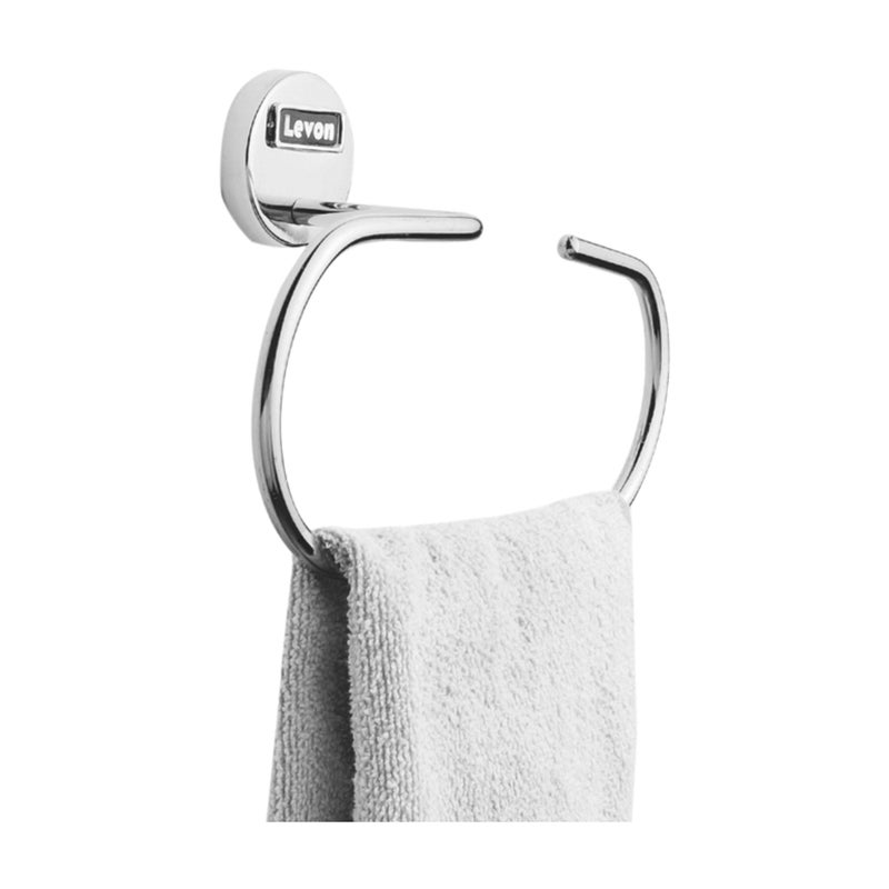 Levon Stainless Steel Rondo Towel Ring for Bathroom - Image 4