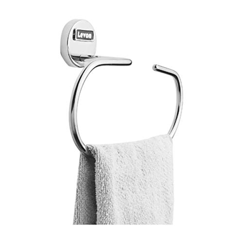 Levon Stainless Steel Rondo Towel Ring for Bathroom - Image 1