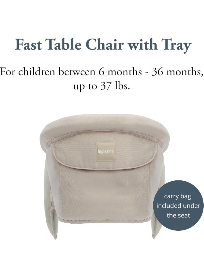 Inglesina Dining Table Chair Plus Tray, Cream - Image 2