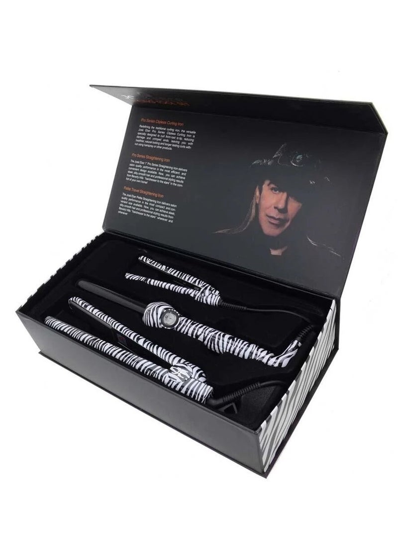 Jose Eber Styling Tool Set 19mm  White Zebra - Image 1