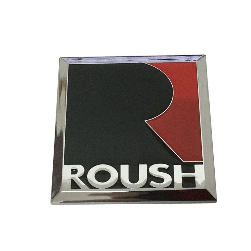 New 1pcs 70mm x 70mm Emblem Badge Decal ROUSH For Ford Mustang