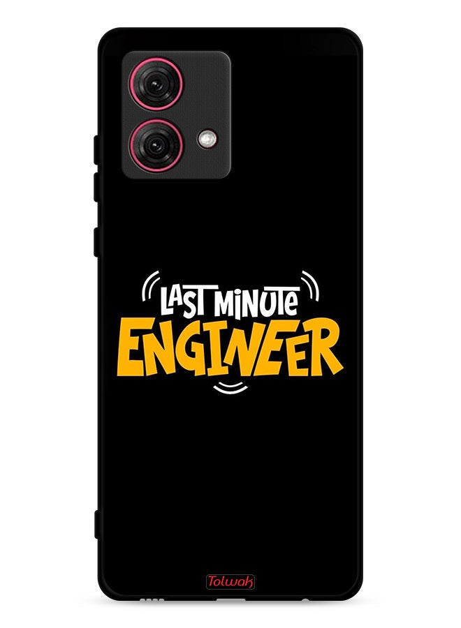Tolwak Motorola Moto G84 5G Protective Case Cover Last Minute Engineer  - Image 1