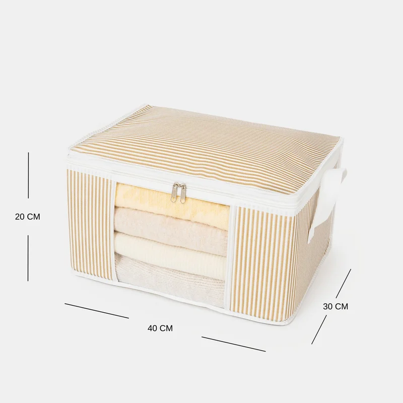 Nacarev 4 Pieces Small Size Window Line Pattern Printed Under Base Cabinet Organizer Set 40x30x20 cm