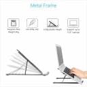 VYHAGIFTS Adjustable Metal Frame Laptop Stand Over Heating Protection for Laptops All Laptop Stand Black - Image 2