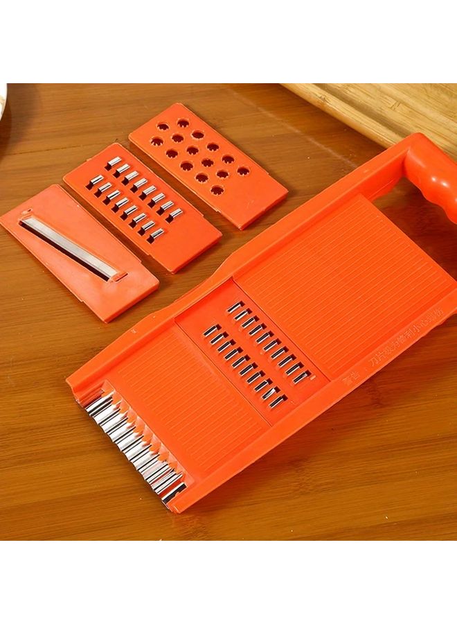 5 In 1 Stainless Steel Korean Carrot Grater Durable Kitchen Tool Vegetable Peeler Fruit Knife - Image 1
