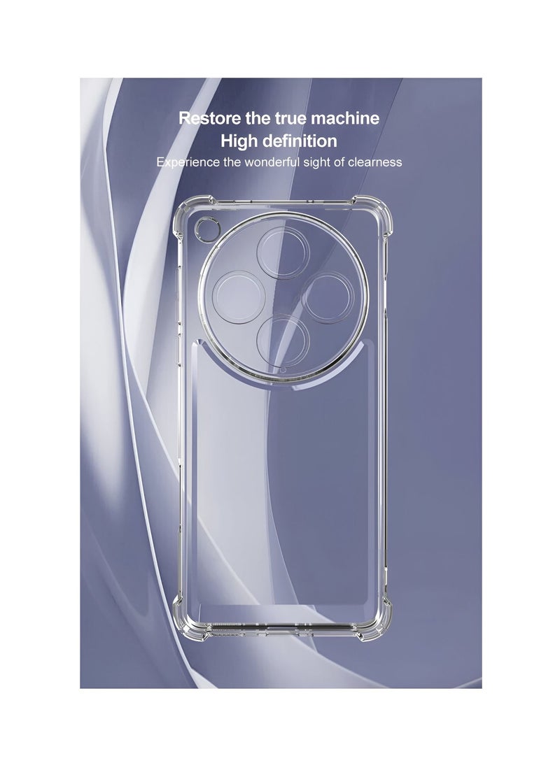Wtech Oppo Find X8 Pro 5G 2024 TPU Bumper Corners with Hard PC Case Cover (MCTPTN) - Clear - Image 4