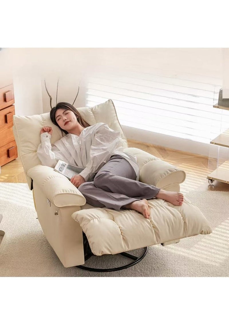 HAOWINS-PAN First-class space sofa cabin multi-functional rotating rocker computer single sofa living room loungers can sleep loungers  - Image 2