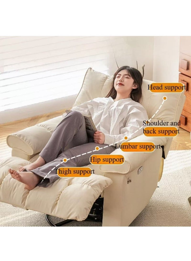 HAOWINS-PAN First-class space sofa cabin multi-functional rotating rocker computer single sofa living room loungers can sleep loungers  - Image 3