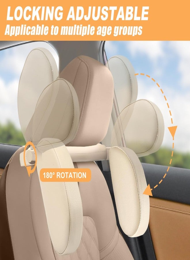HSWT Car Pillow Car Headrest Pillow Car Neck Head Pillow U Shape Travel Headrest Car Travel Pillow Elders Kids Neck Head Support Car Sleeping Cushion Neck Head Rest Car Seat Pillow Road Pal Headrest - Image 5