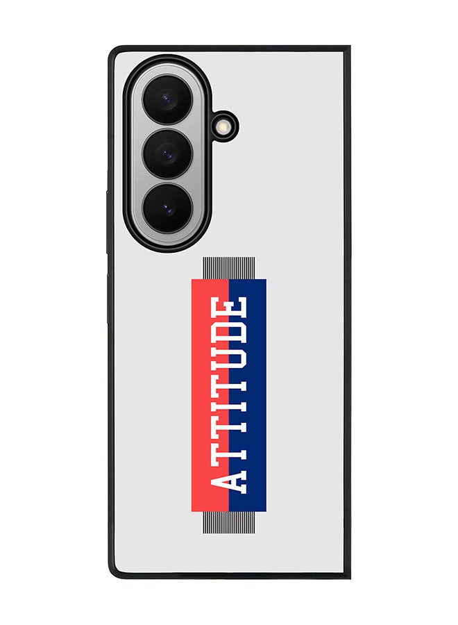 Stylizedd For Samsung Galaxy Z Fold7 Case,Slim fit Camera Protection, Shockproof Thin Phone cover  - Attitue