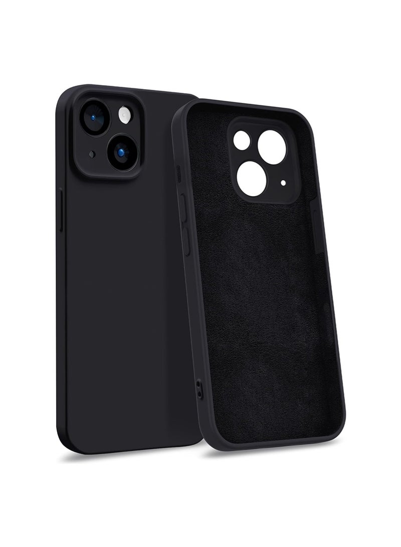 WRISTWISE Case Cover for iPhone 14 - [Camera All-Round Protection] [Soft Microfiber Lining Anti-Scratch] Shockproof Phone Case Cover, Black - Image 1