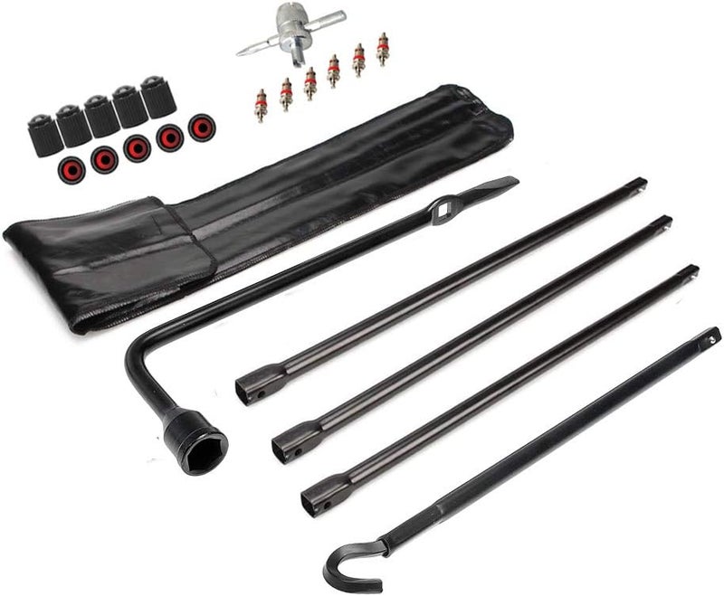 Dr.Roc Compatible with Spare Tire Tool Kit with Spare Tire Jack Handle and Wheel Lug Wrench 2003-2018 Dodge Ram 1500 and 2019 Ram 1500 Classic - Image 1