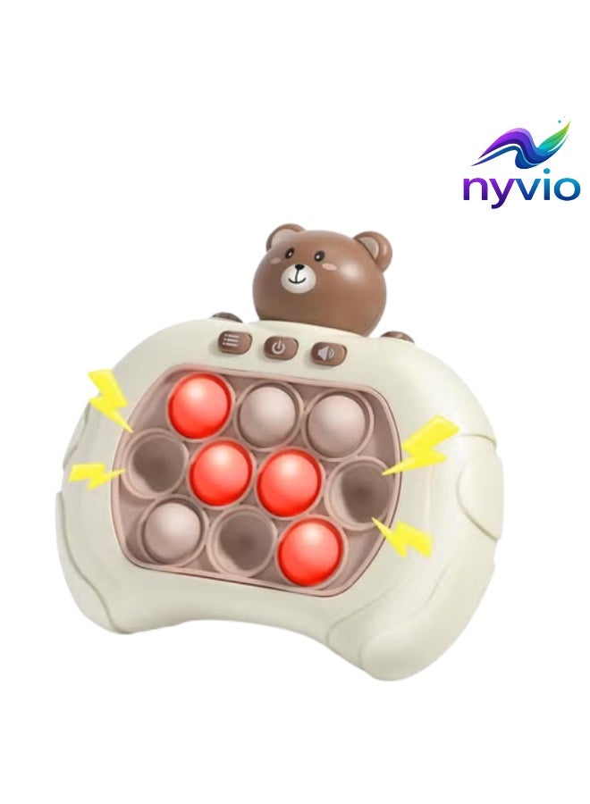 NYVIO Quick Push Pop Game It Fidget Toys Pro - Fast Handheld Puzzle Game, Stress Relief Toy for Kids and Adults, Party Favors, Birthday Gifts - Image 1