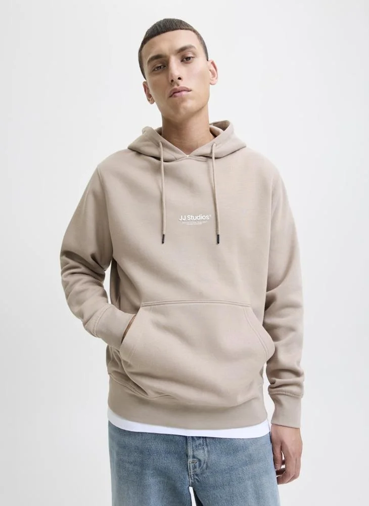 JACK & JONES  Graphic Pullover Hoodie for Men | Best Price UAE
