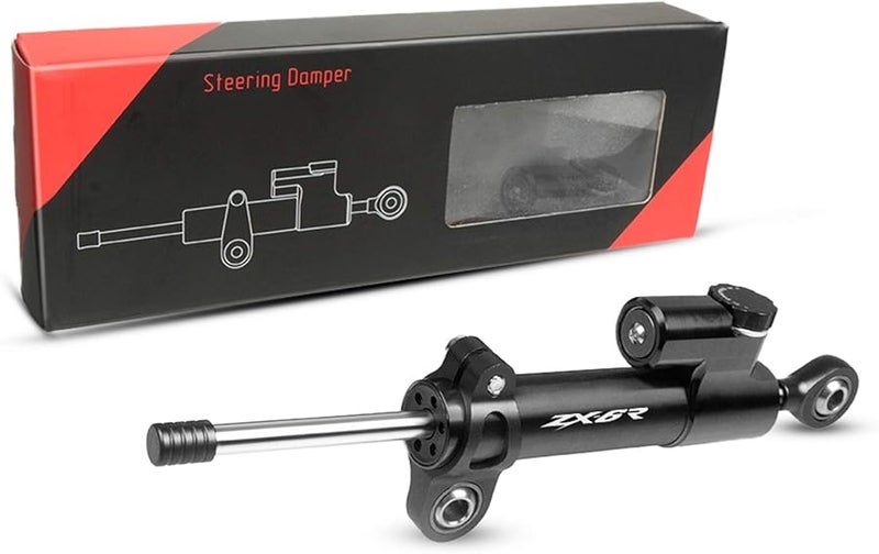 Motorcycle Steering Damper Stabilizer Kit Gold Black For Kawasaki ZX6R Ninja 636 ZX636 - Image 4