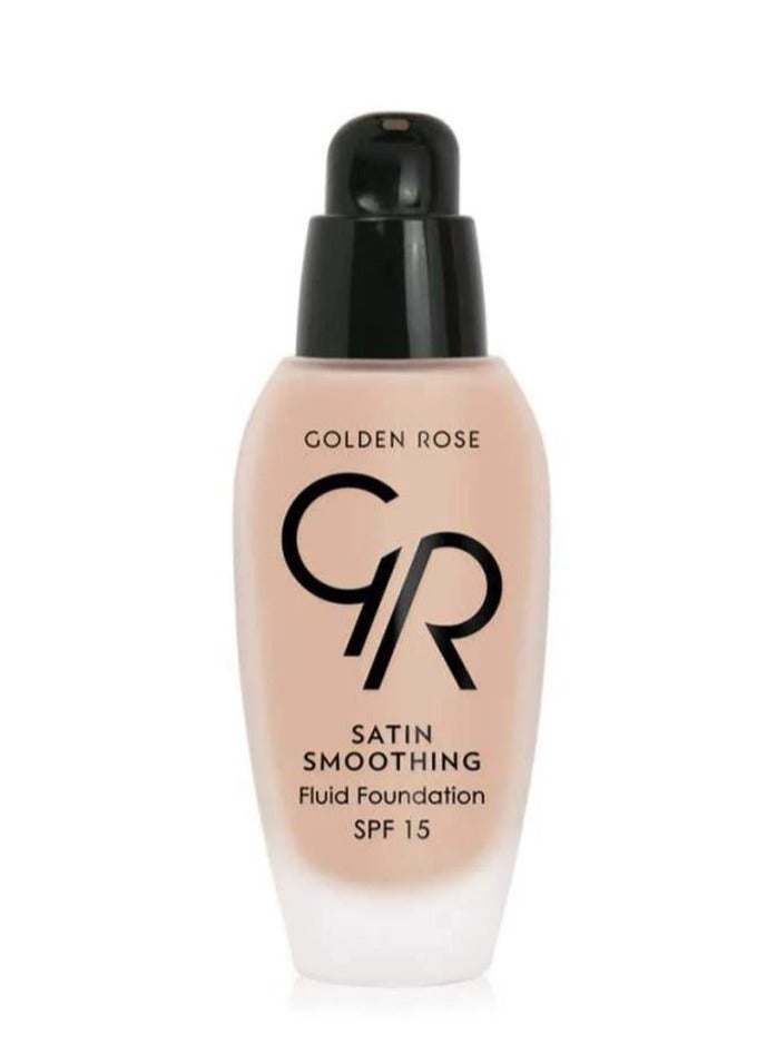 Golden Rose Satin Smoothing Fluid Foundation SPF 15 21