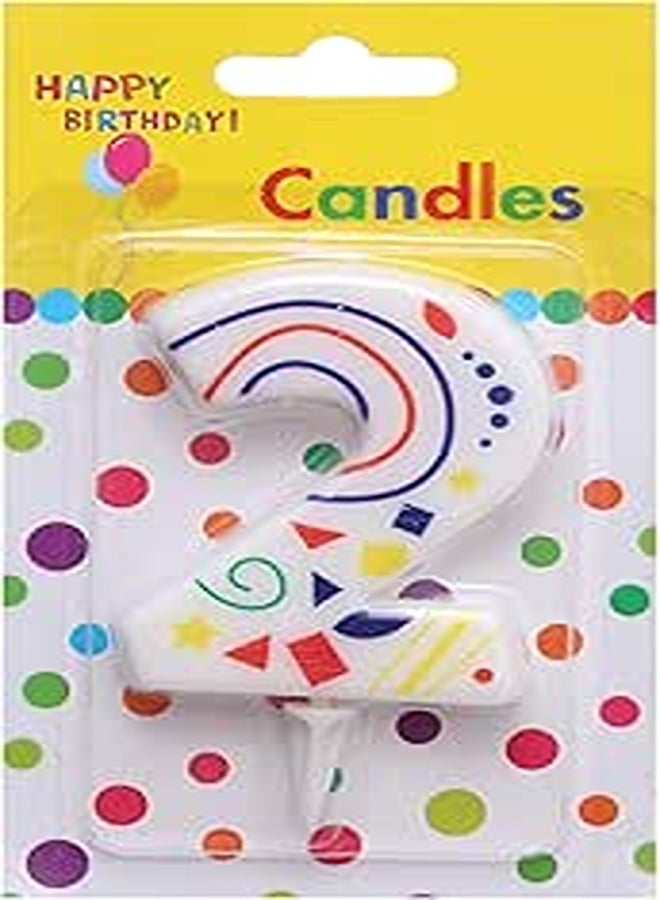 Birthday Candle Number 2 - Unscented